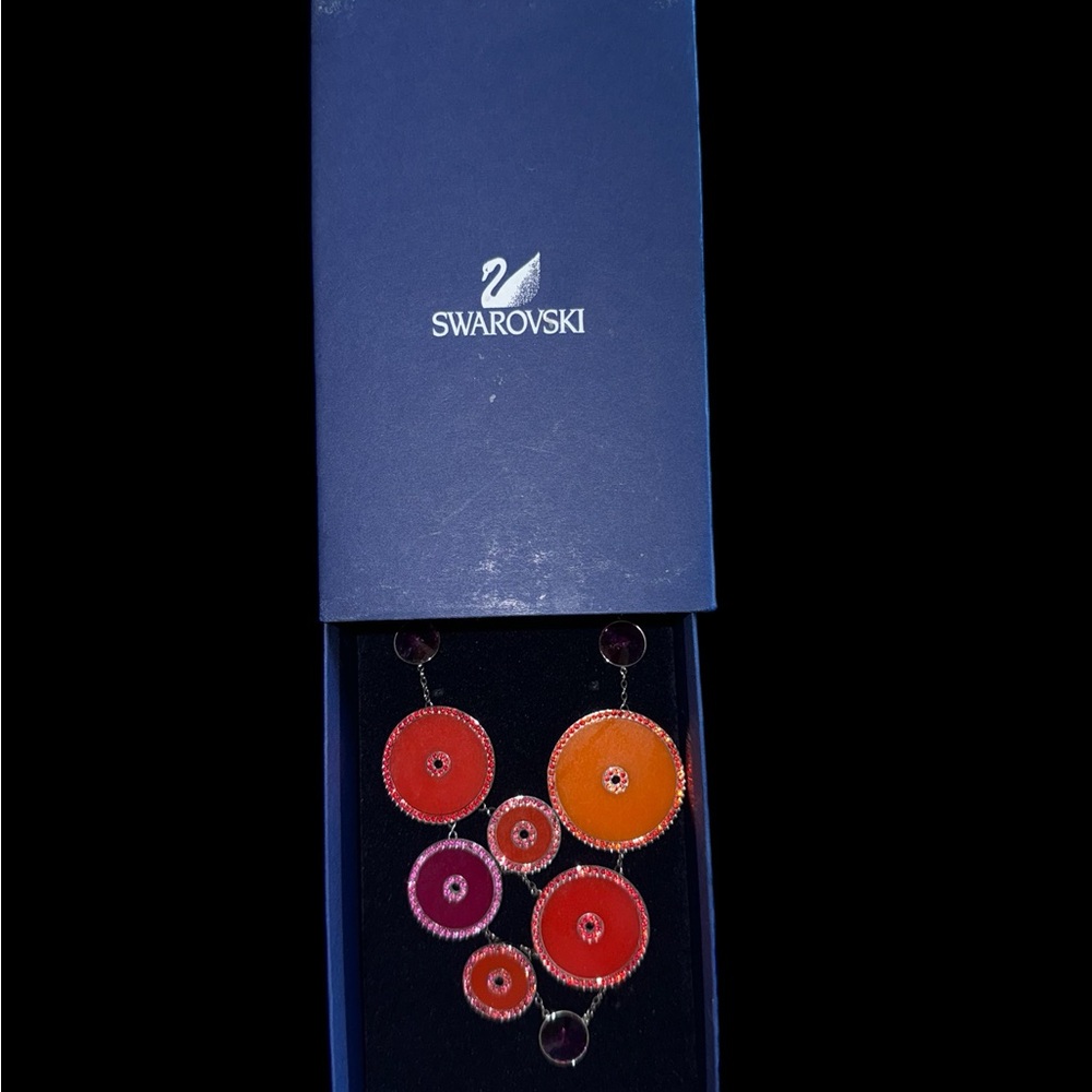 Swarovski noon disc necklace - Picture 2 of 4